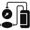 Blood pressure measurement symbol