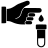 Silhouette of a person jumping in excitement.